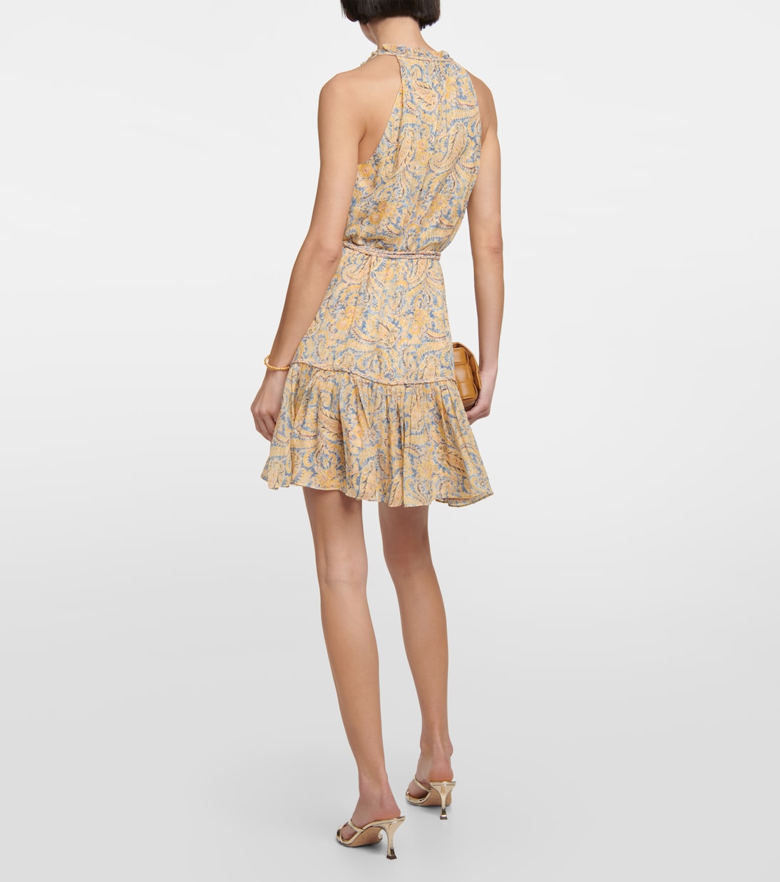 Robe Dria en soie à motif cachemire | Veronica Beard