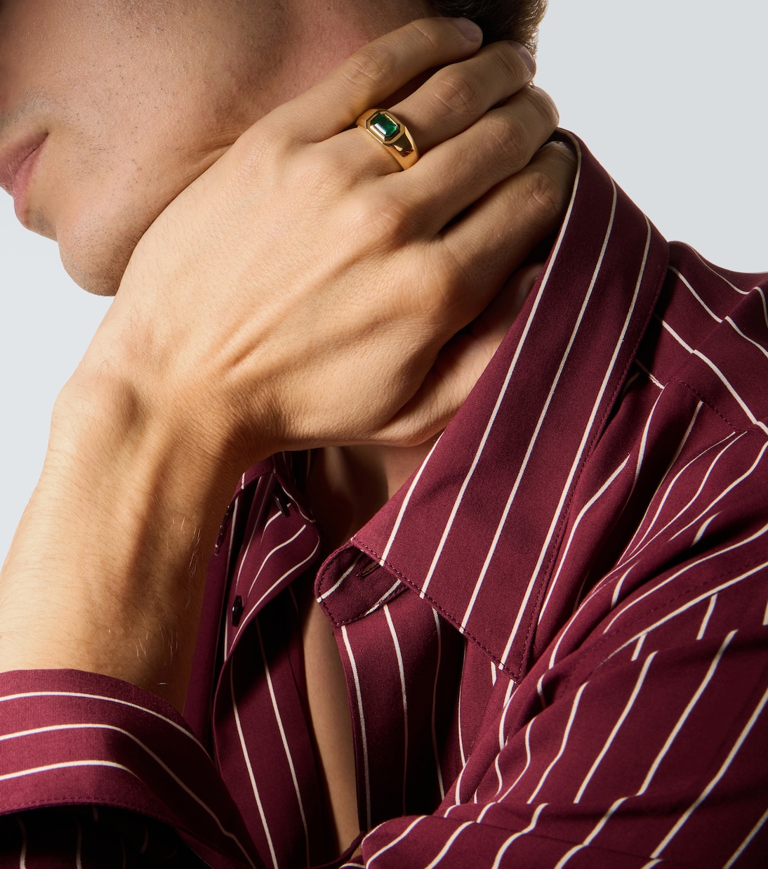 Champion 18kt gold ring with emerald | Shay Jewelry