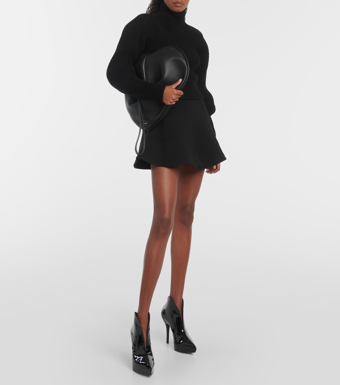 Pochette Le Cœur en cuir | Alaïa