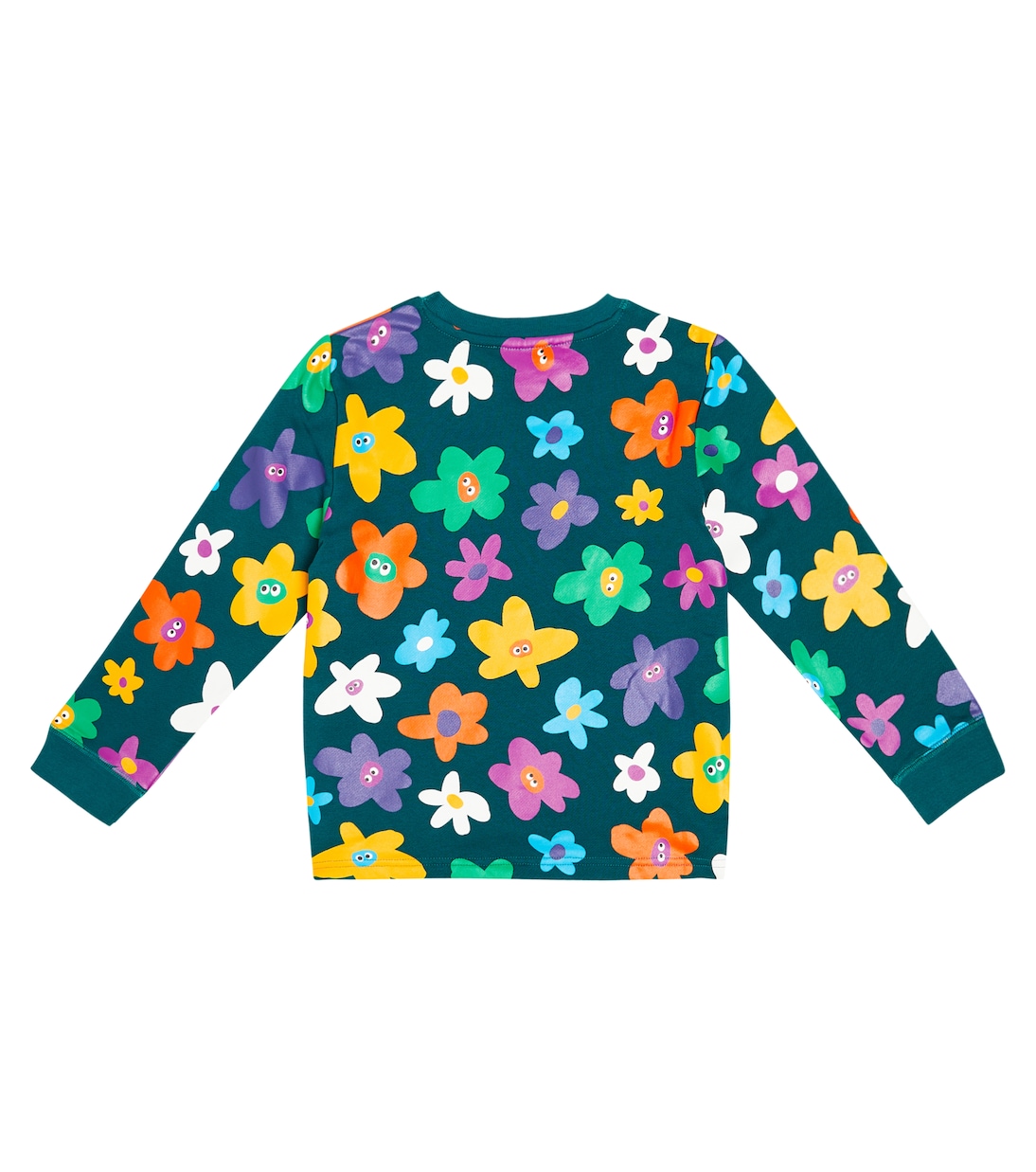 Floral cotton sweatshirt | Stella McCartney Kids