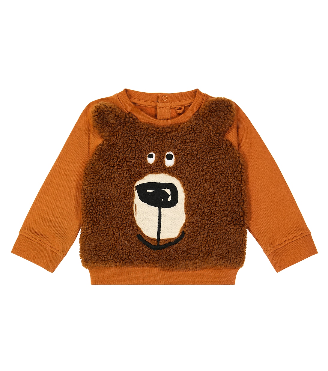 Baby teddy cotton jersey sweatshirt | Stella McCartney Kids