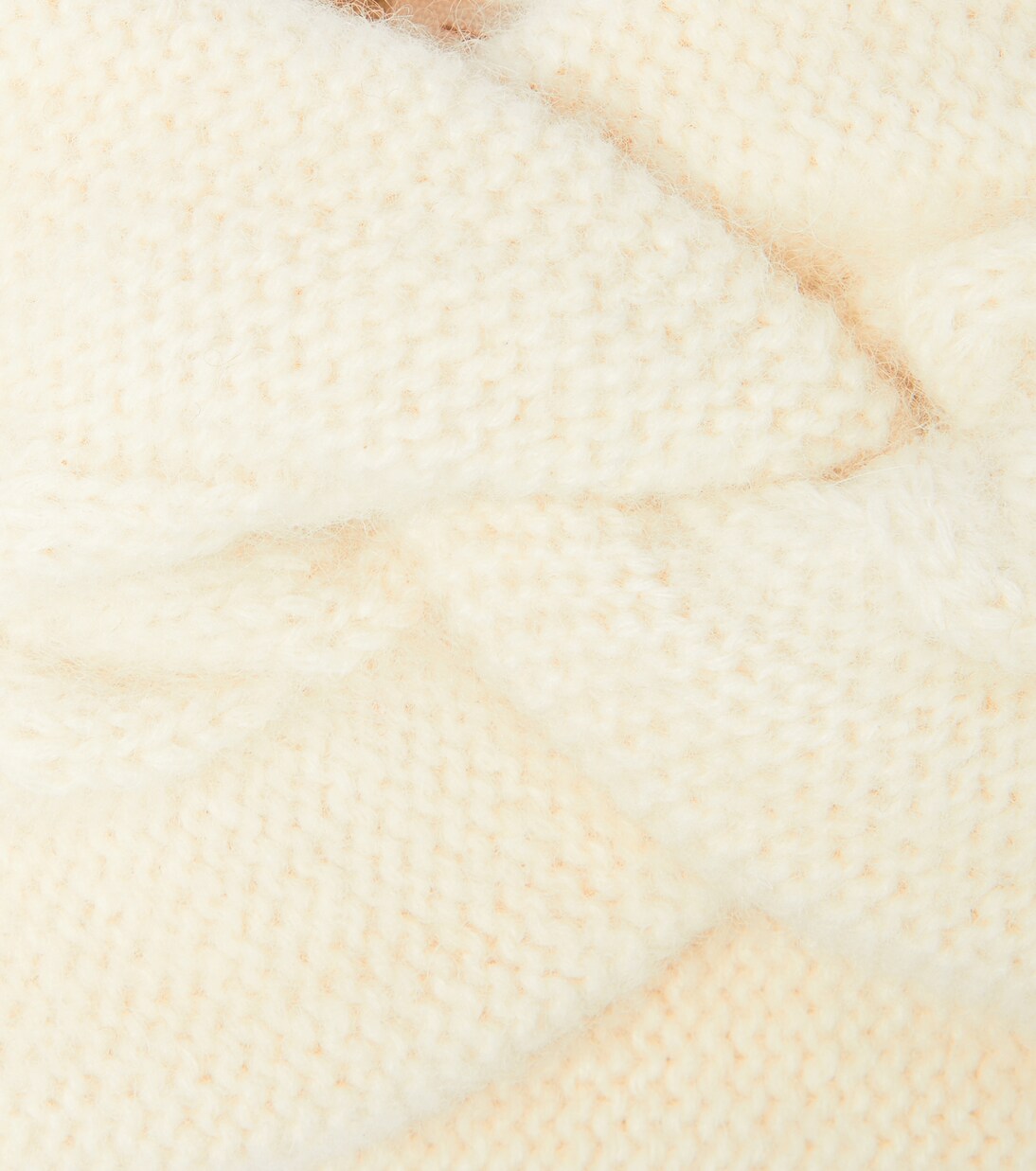 Sidony cable-knit wool and cotton headband | Louise Misha