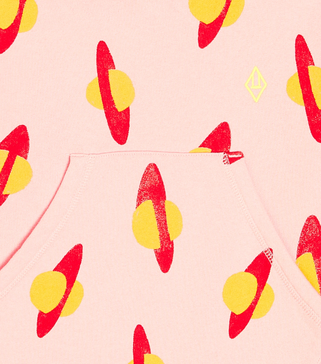 Beaver printed cotton hoodie | The Animals Observatory