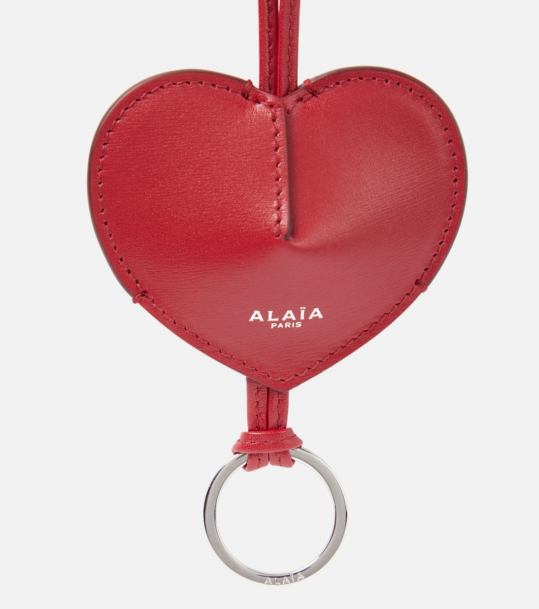 Portachiavi Le Coeur in pelle con tracolla | Alaïa