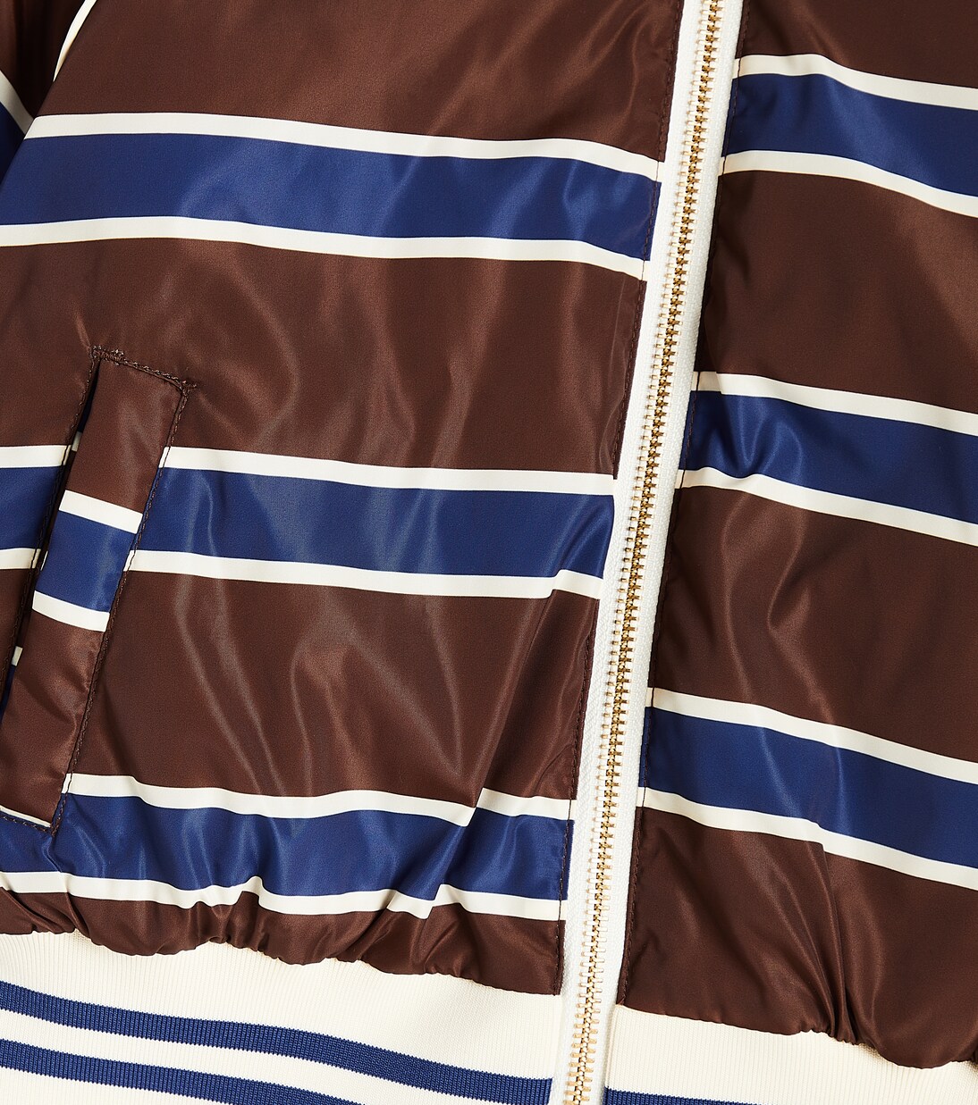 Striped reversible bomber jacket | Mini Rodini