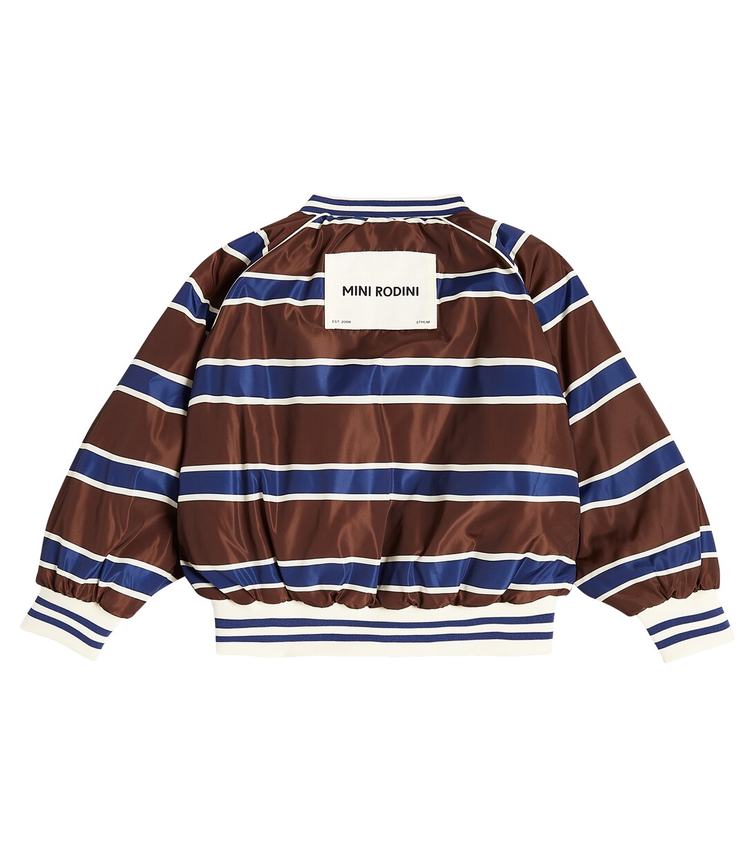 Striped reversible bomber jacket | Mini Rodini