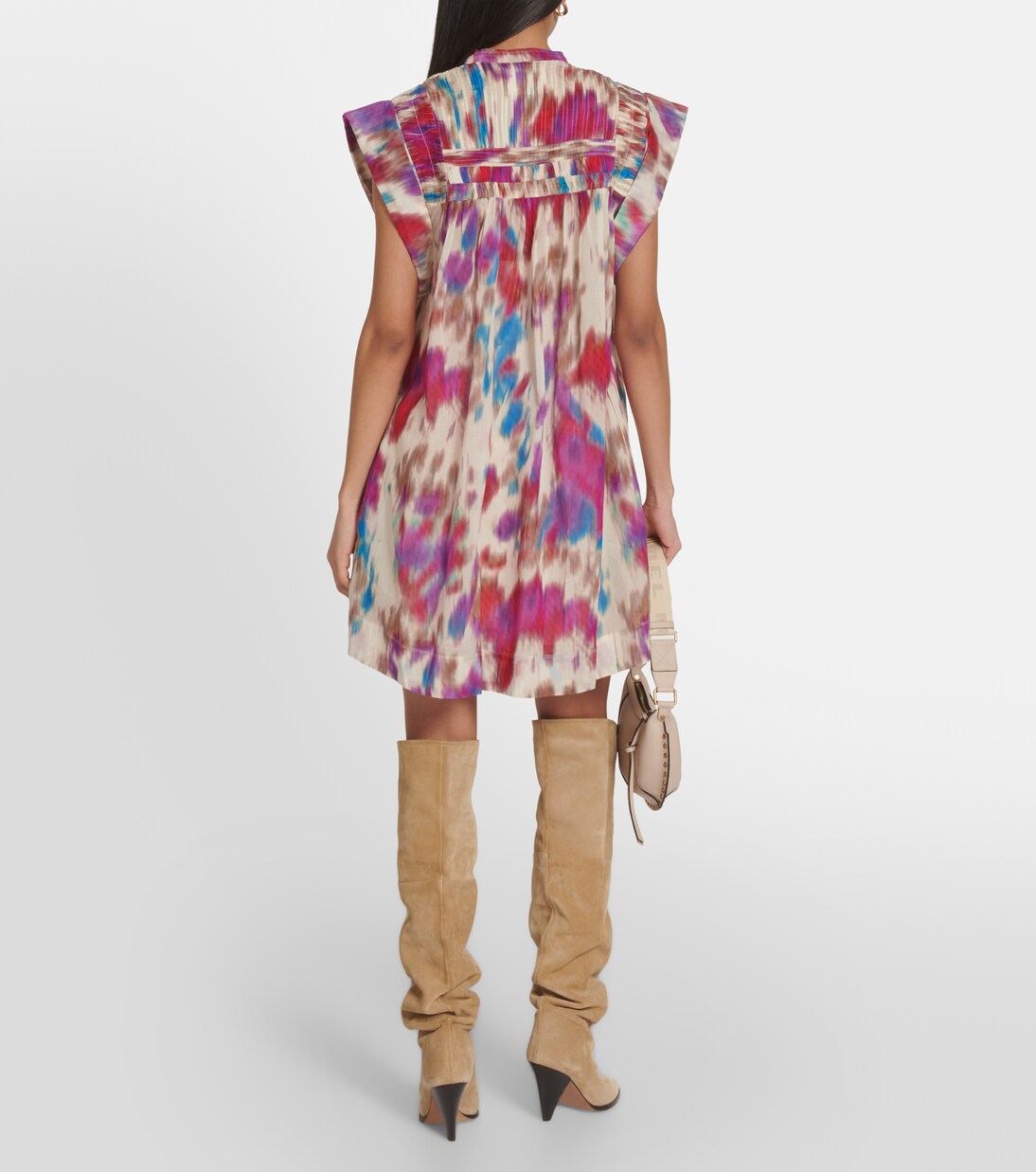 Robe Leaza imprimée en coton | Marant Etoile