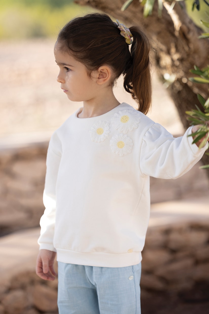 Baby cotton jersey sweatshirt | Tartine et Chocolat