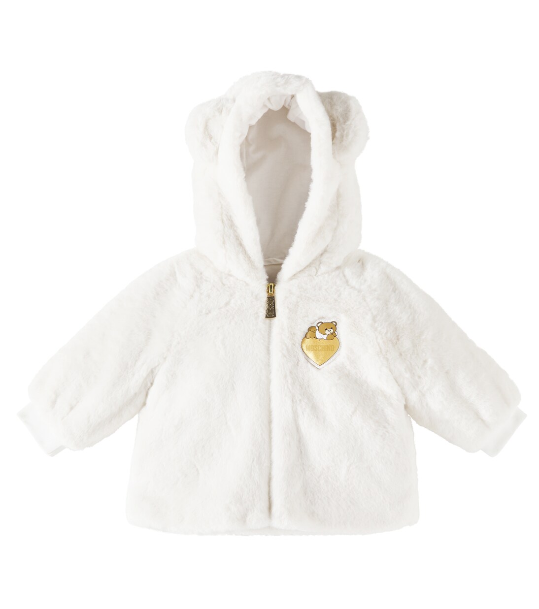 Baby Teddy Bear faux fur jacket | Moschino Kids