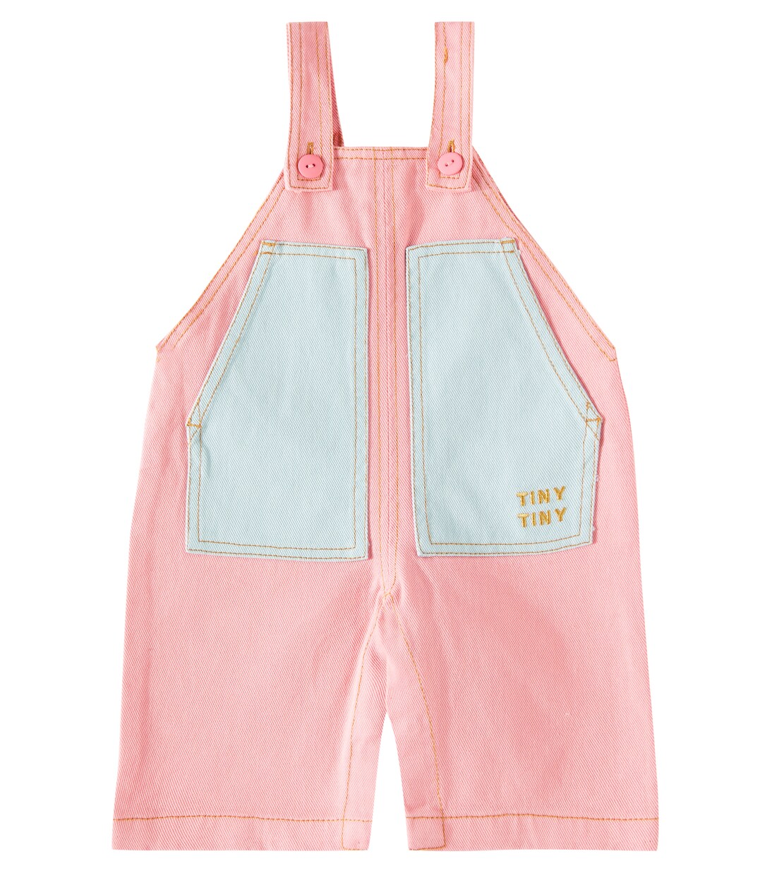 Baby colorblock cotton overall | Tinycottons