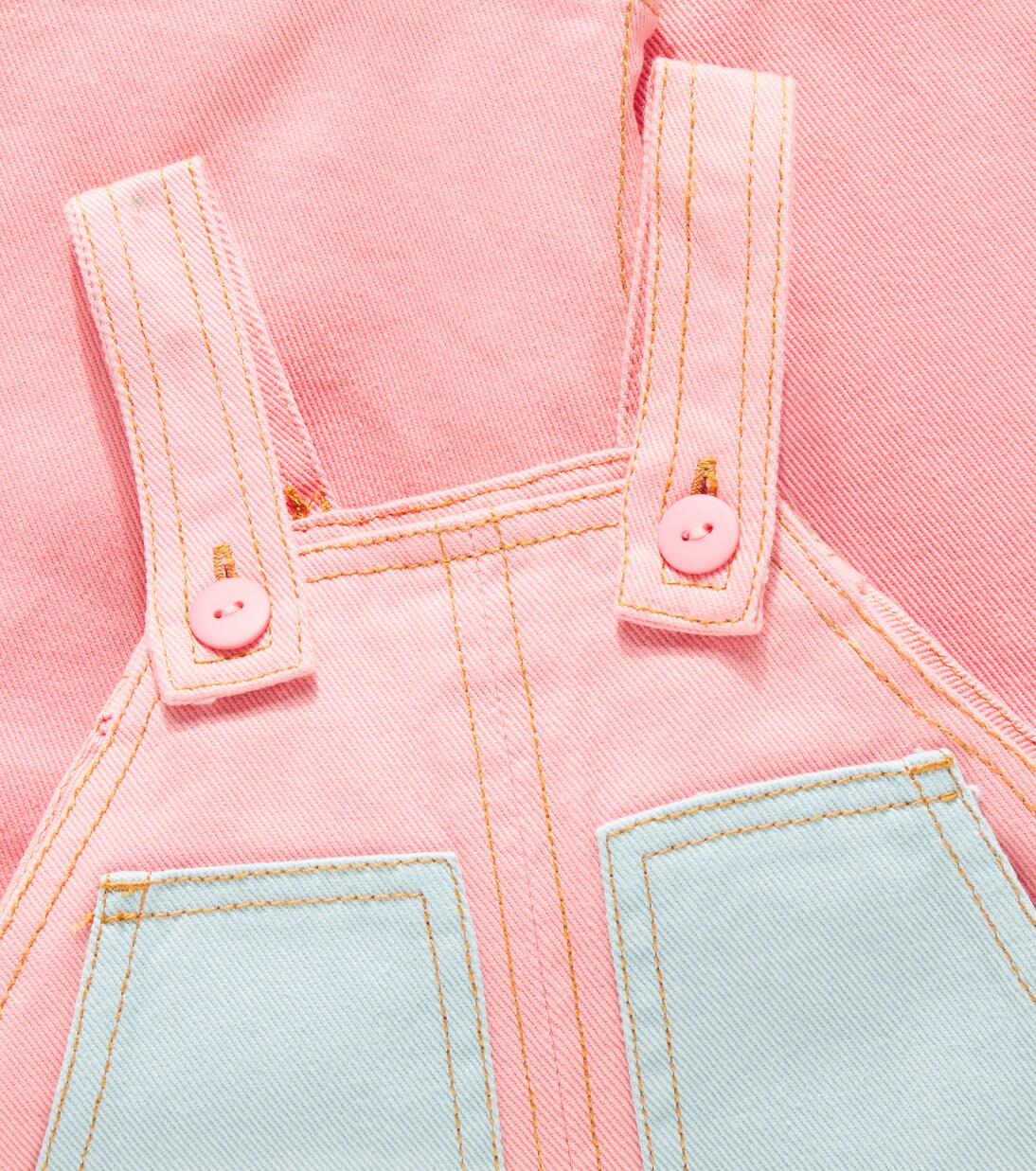 Baby colorblock cotton overall | Tinycottons