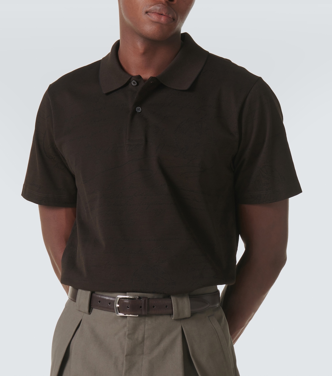 Polohemd Scritto aus Baumwoll-Piqué | Berluti