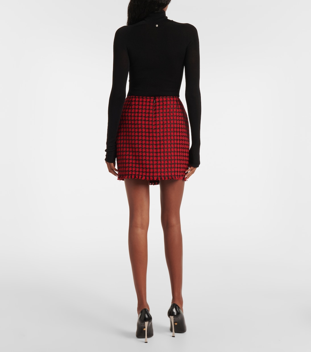 Minirock aus Tweed | Versace