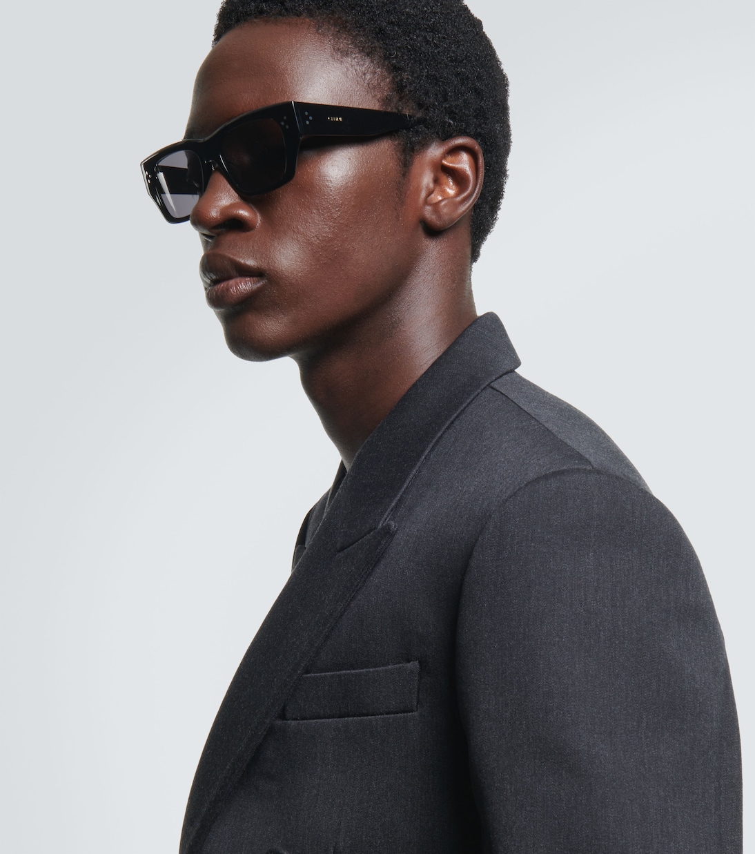 Bold 3 Dots HD rectangular sunglasses | Celine Eyewear