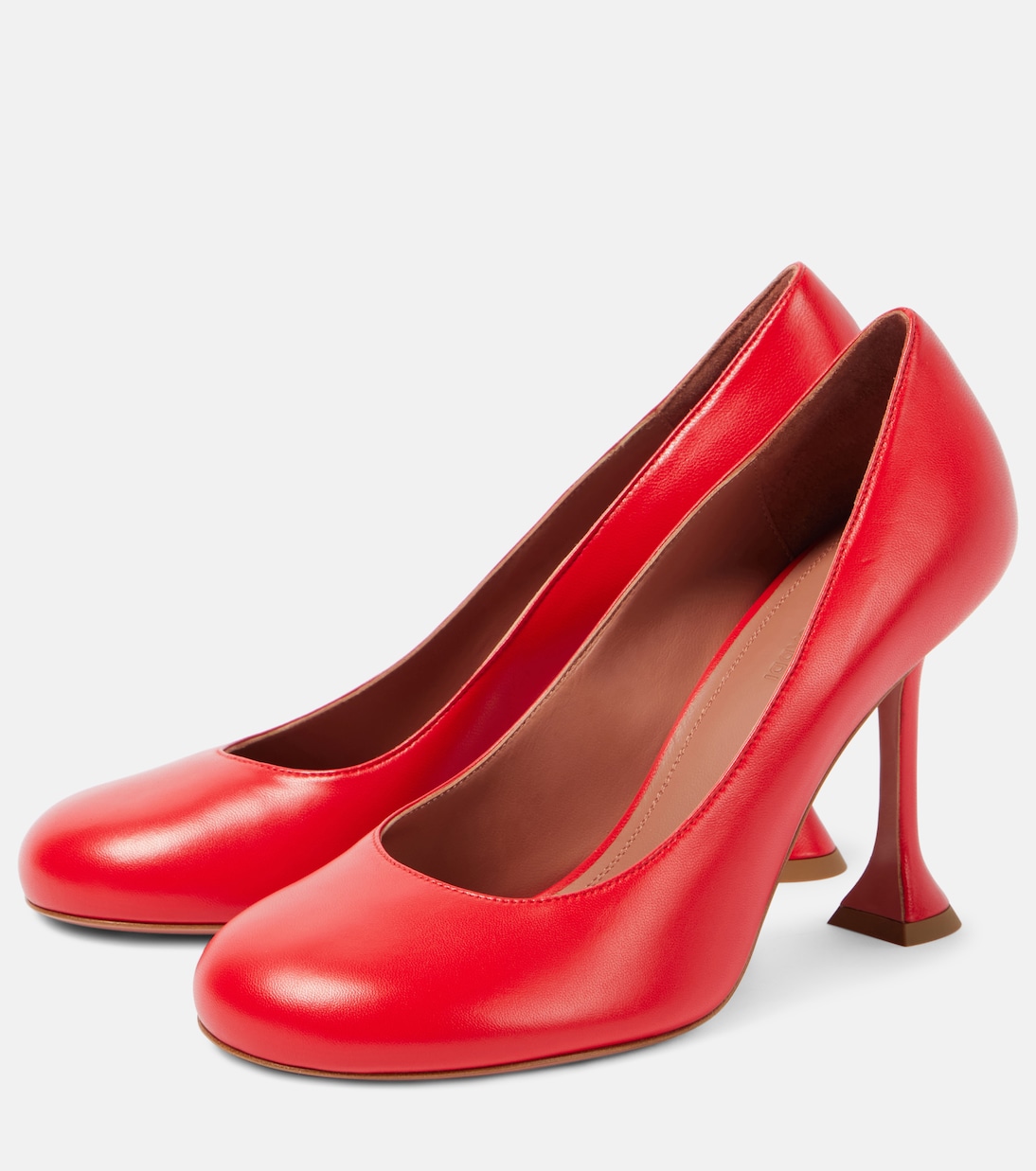 Iris 95皮革高跟鞋 | Amina Muaddi