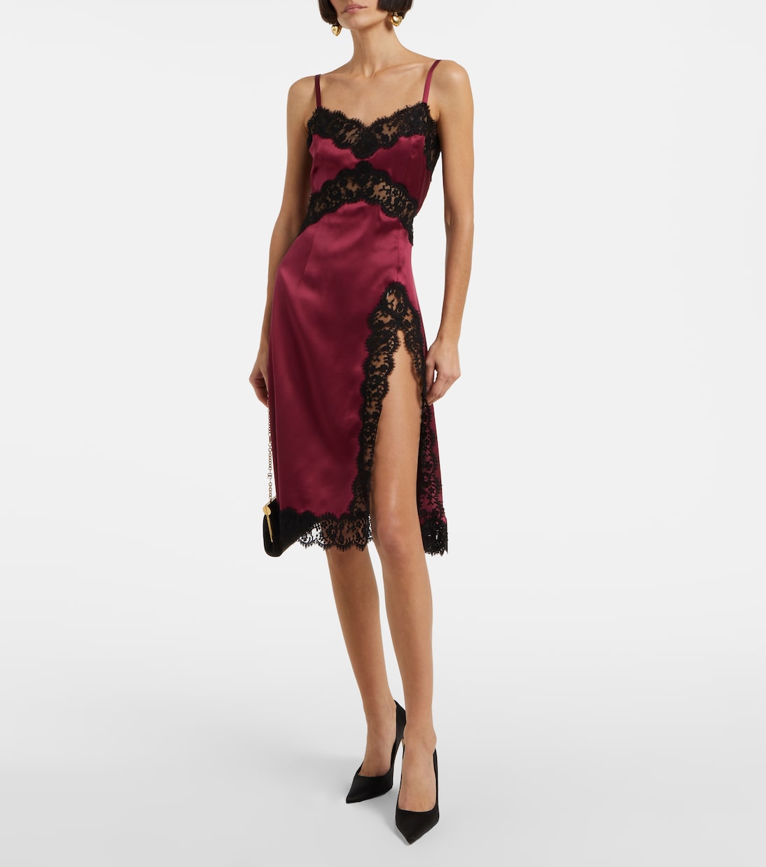 Midikleid aus einem Seidengemisch | Dolce&Gabbana