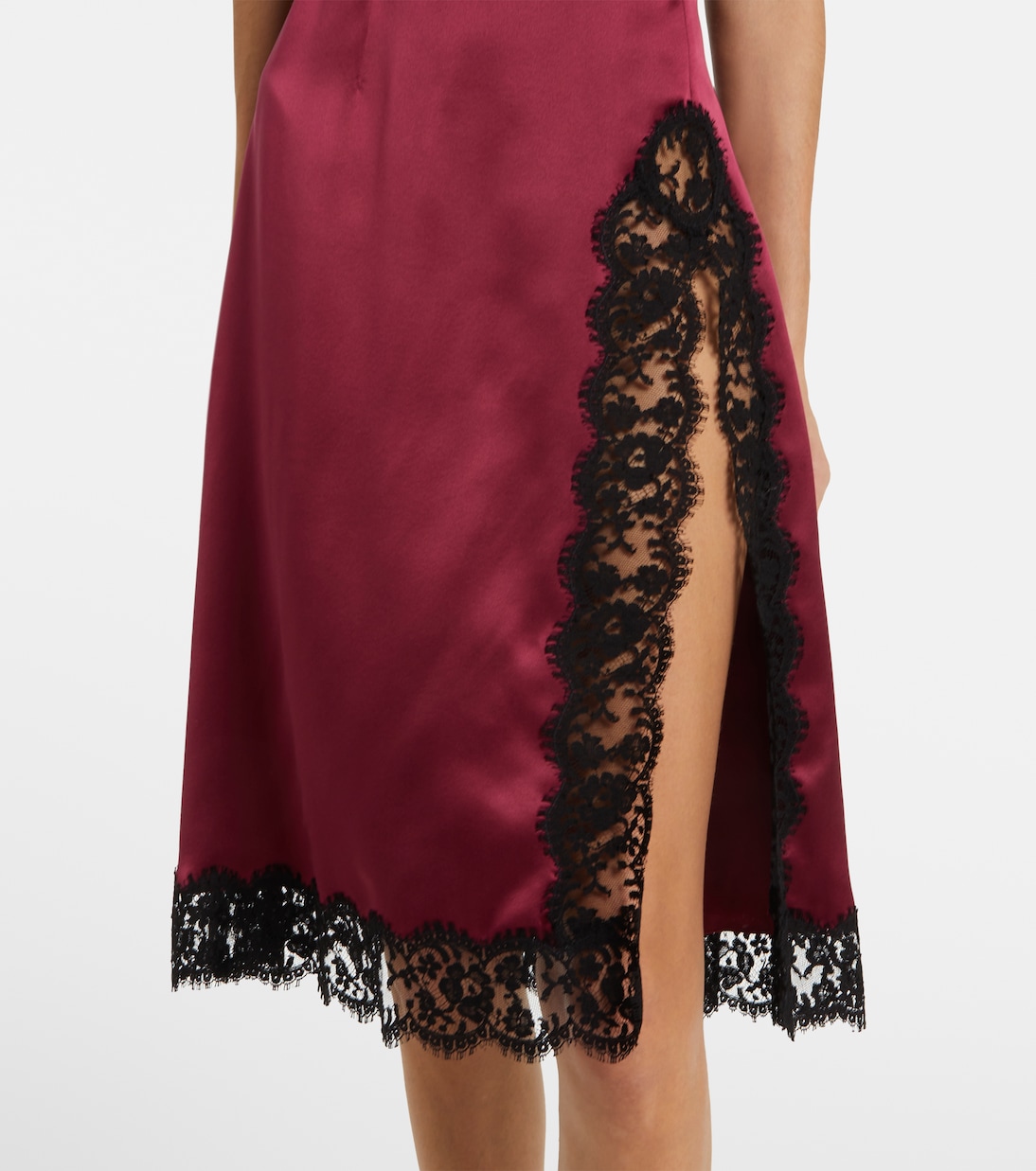 Midikleid aus einem Seidengemisch | Dolce&Gabbana