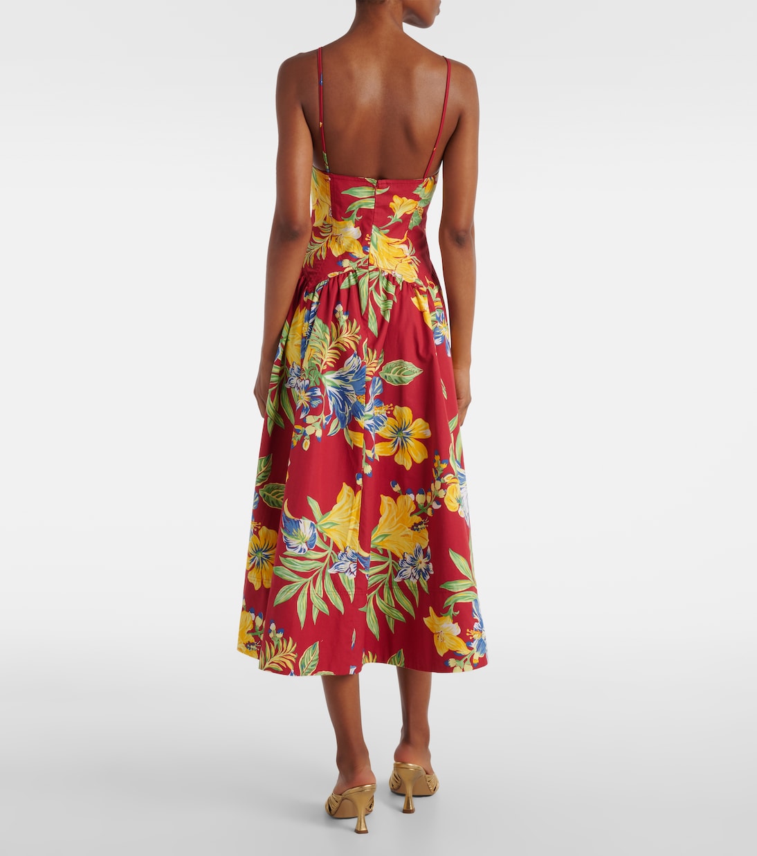 Bedrucktes Midikleid aus Baumwolle | Polo Ralph Lauren