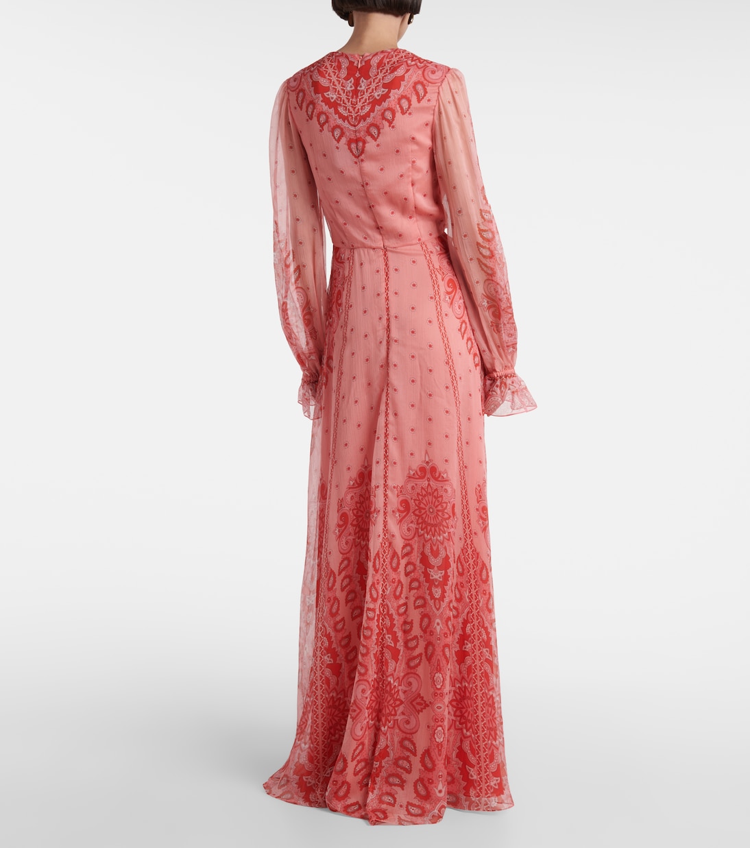 Printed silk gown | Etro