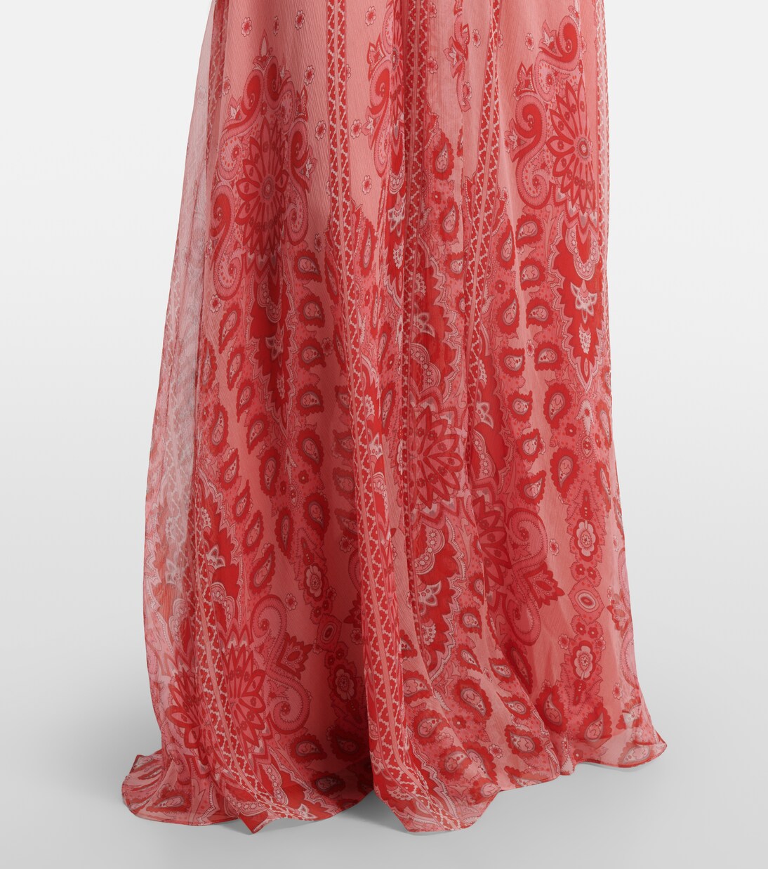 Printed silk gown | Etro