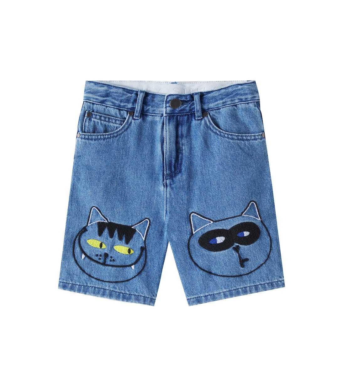 Printed denim shorts | Stella McCartney Kids