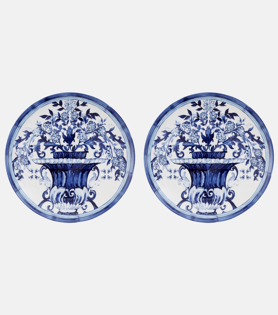 Blu Mediterraneo set of 2 dinner plates | Dolce&Gabbana Casa