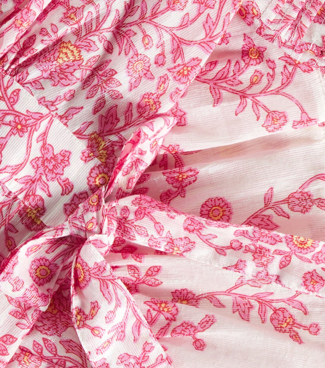 Chantal cotton-blend lamé dress | Poupette St Barth Kids