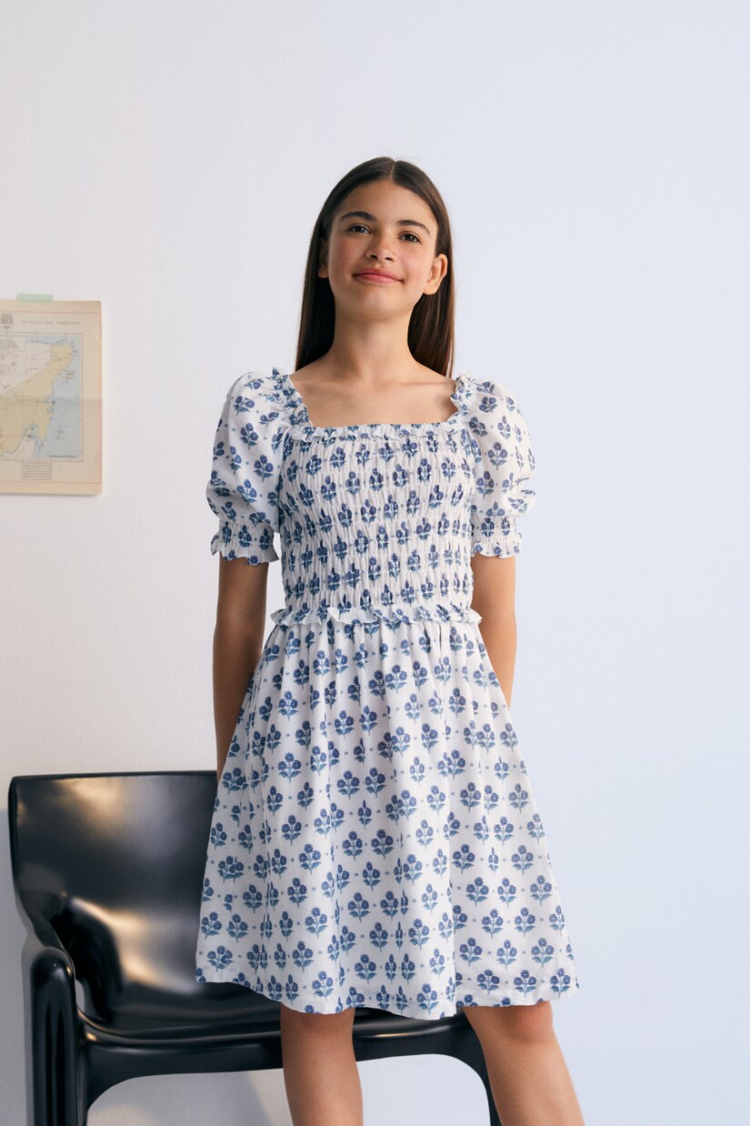 Eleni floral cotton dress | The New Society