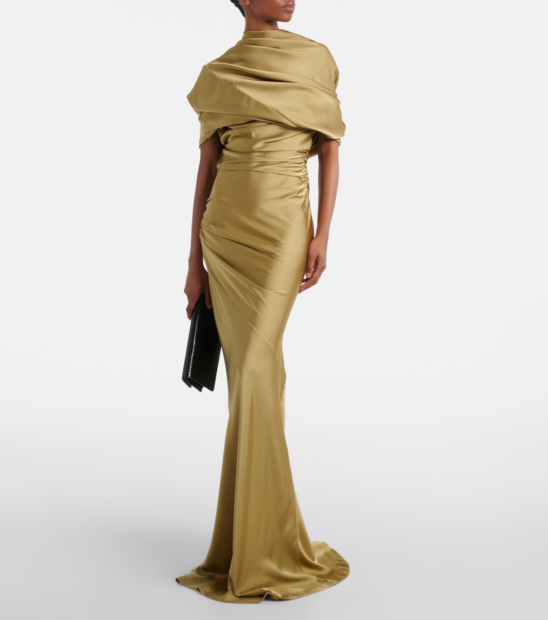 Robe longue en satin | Entire Studios