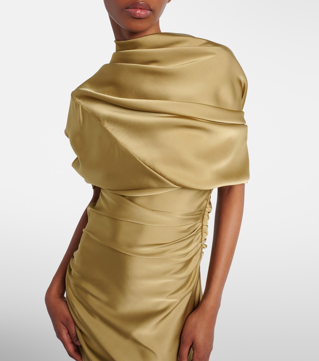 Robe longue en satin | Entire Studios