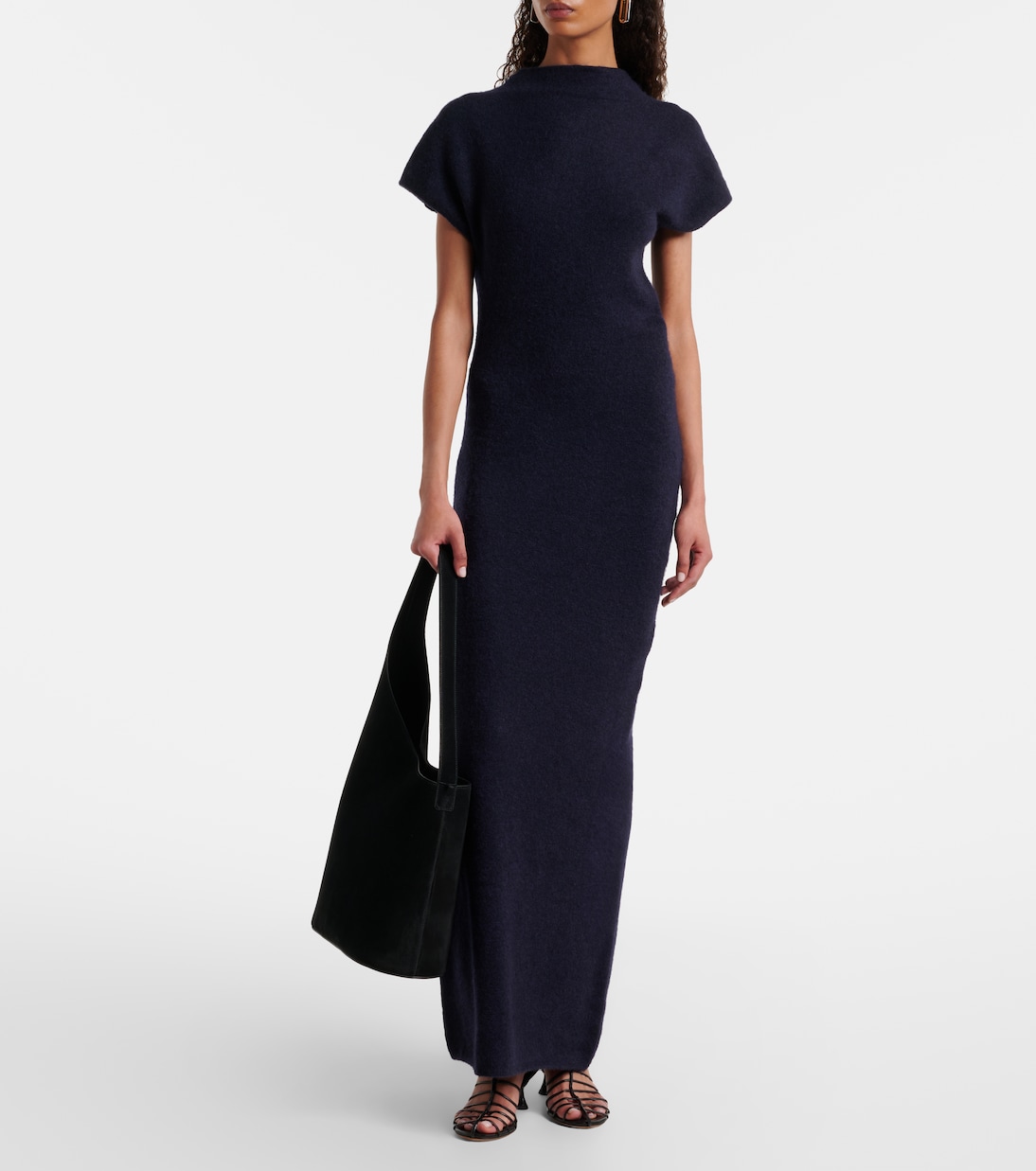 Demi Lune suede tote bag | Aesther Ekme