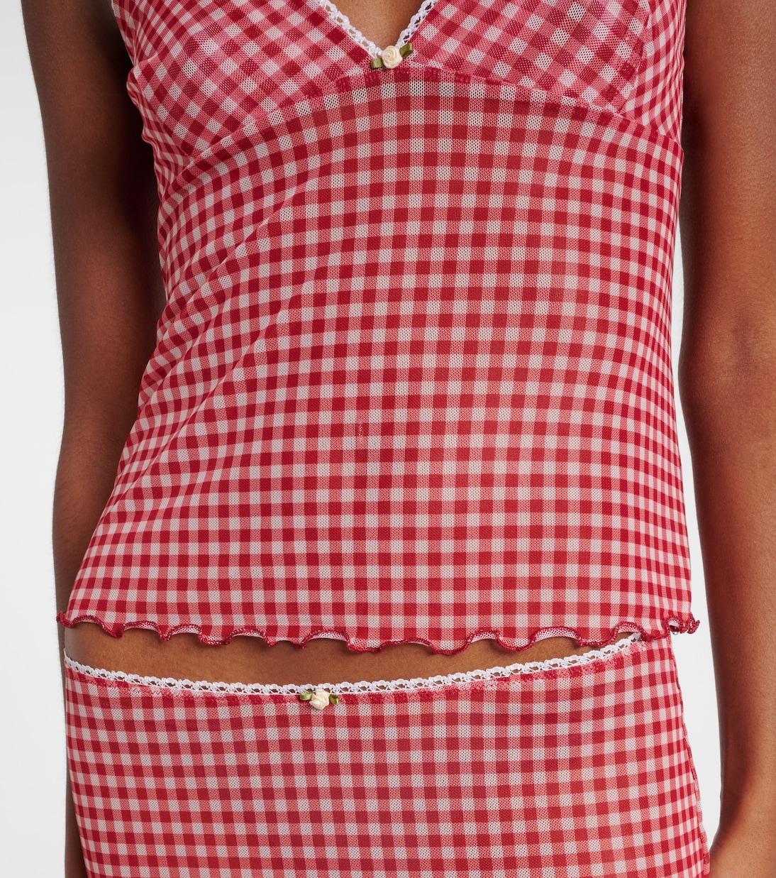Solay gingham tank top | Bananhot