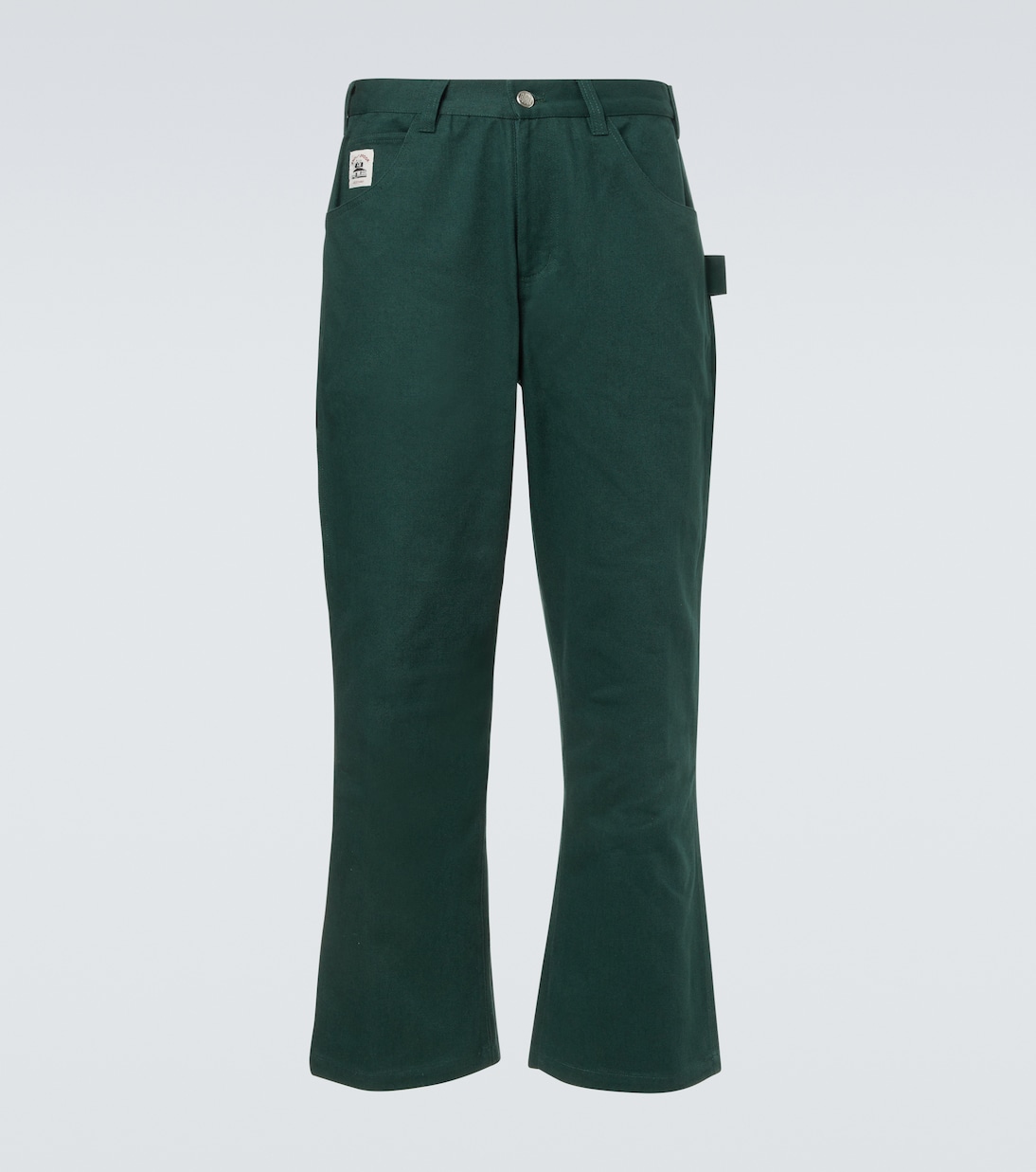 Knolly Brook cotton twill straight pants | Bode