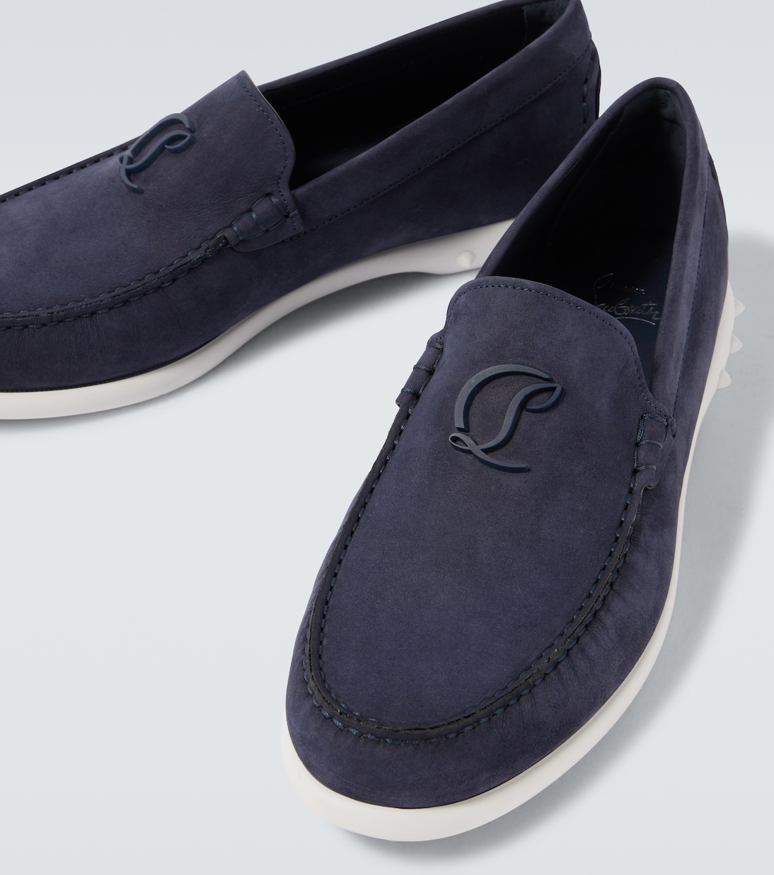 Moonboat leather boat shoes | Christian Louboutin