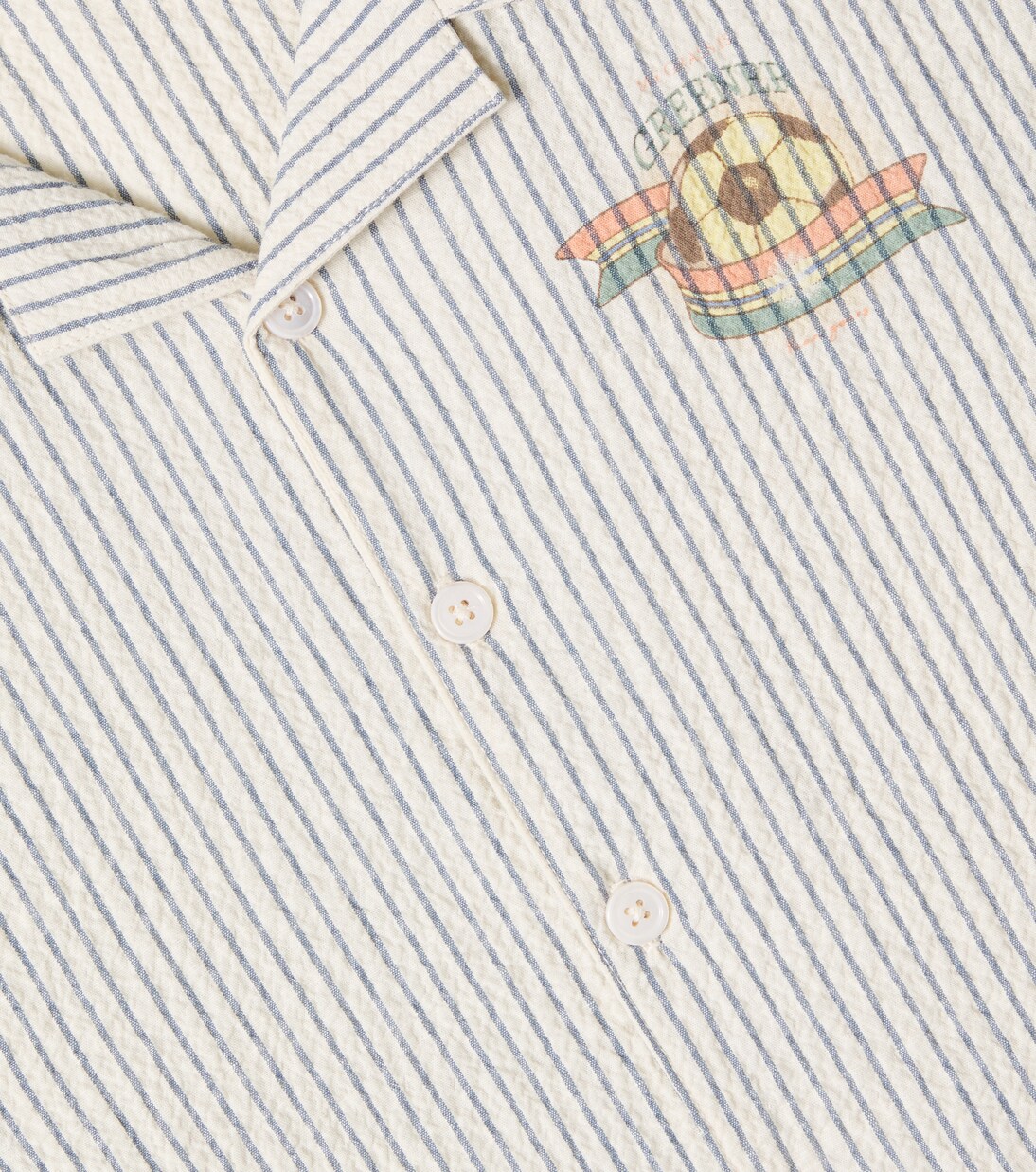 Elliot striped cotton shirt | Konges Sløjd