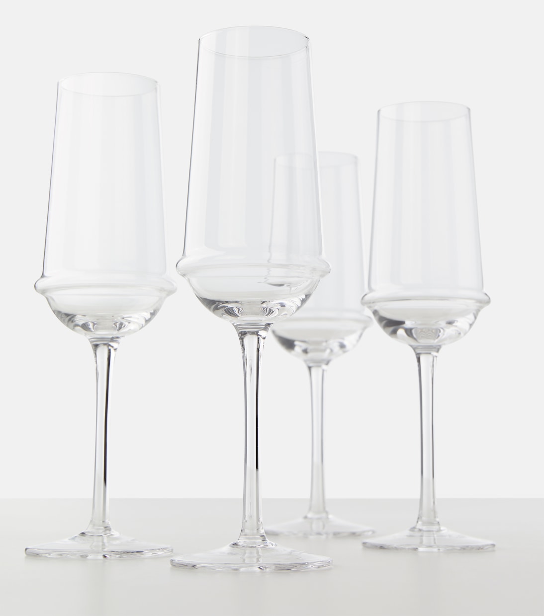 Set Dune aus vier Champagnerflöten by Kelly Wearstler | Serax