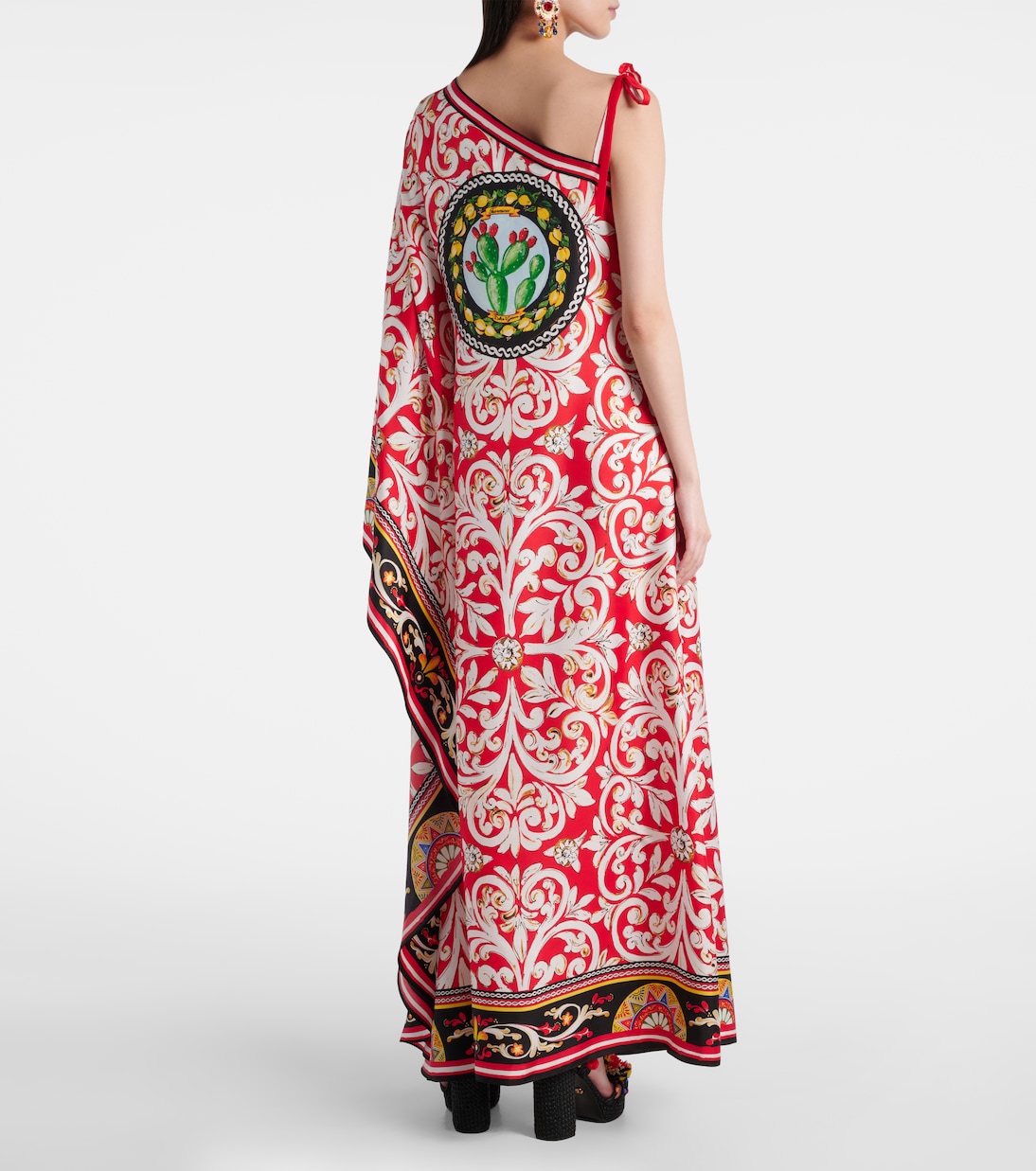 Taormina printed silk kaftan  | Dolce&Gabbana