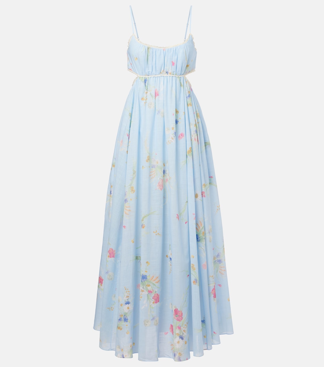 Lucky Picnic floral cotton maxi dress | Zimmermann