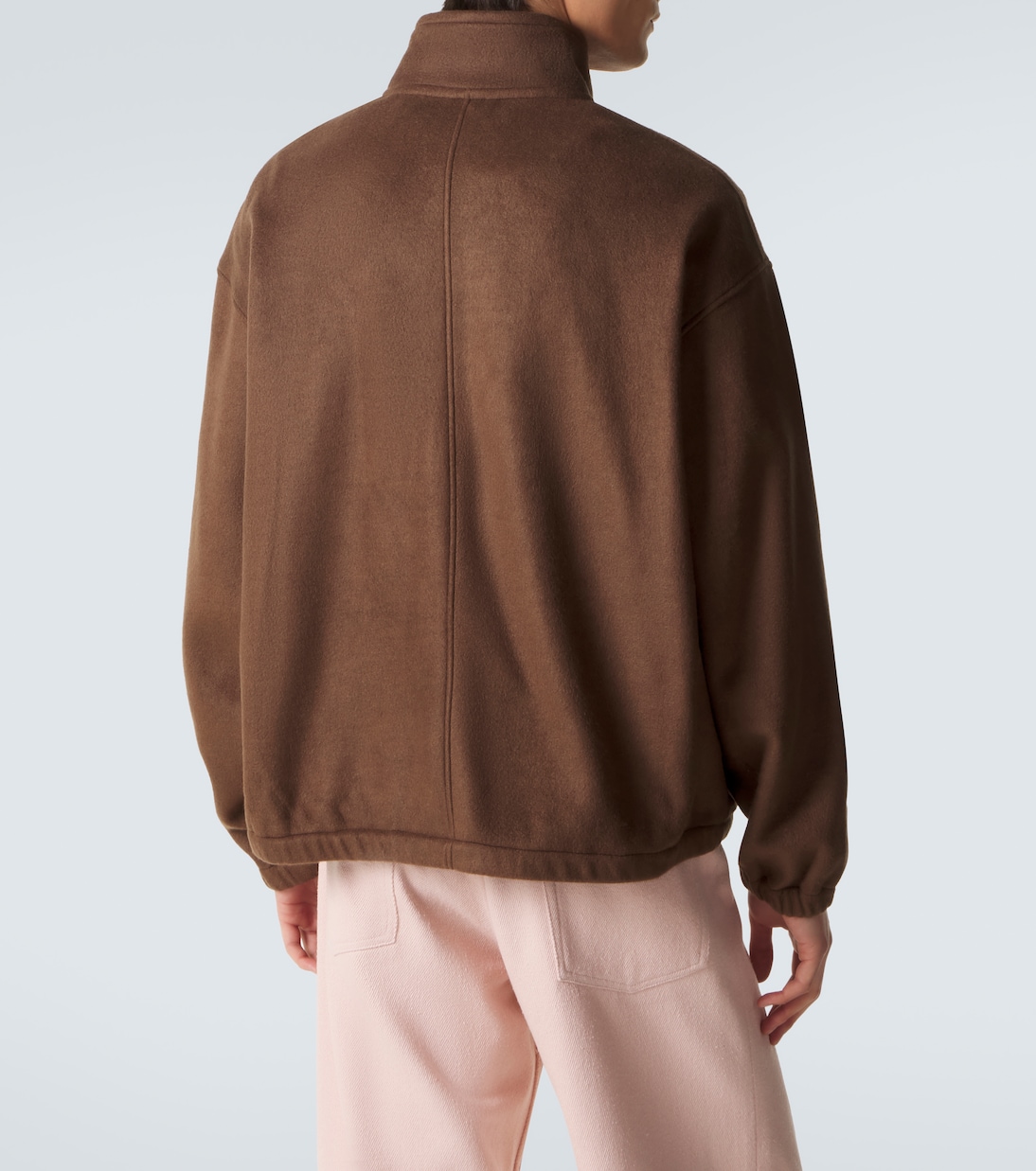 Pullover aus Seiden-Fleece | Auralee