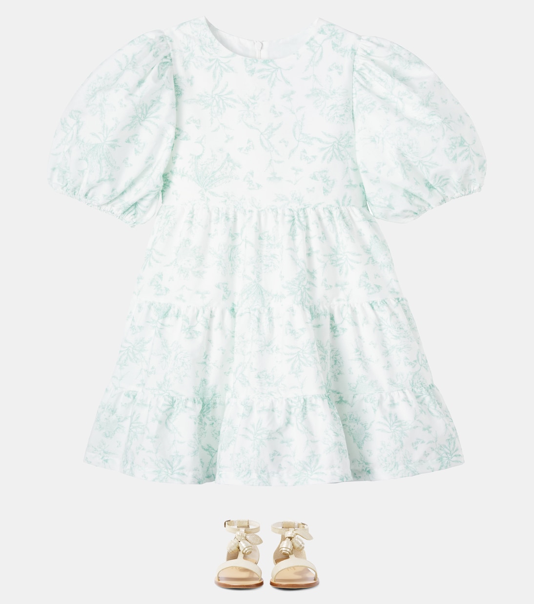 Bedrucktes Kleid aus Baumwolle | Tartine et Chocolat