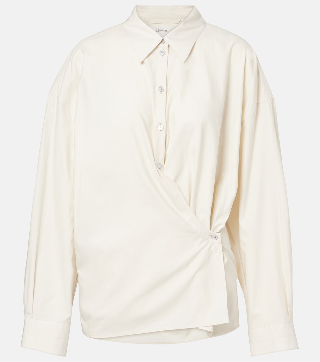 Twisted cotton and silk shirt | Lemaire