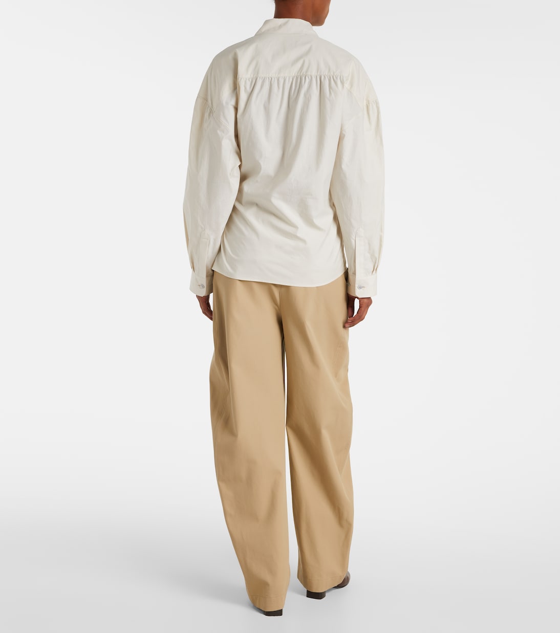 Twisted cotton and silk shirt | Lemaire