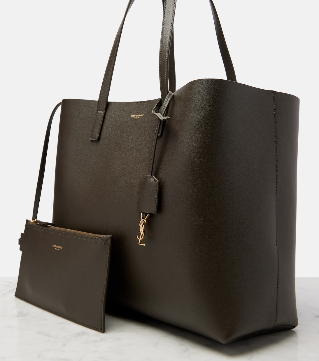 Shopping Large leather tote bag | Saint Laurent
