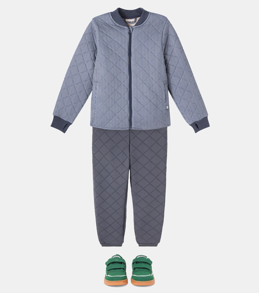 Veste Benni rayée matelassée | Wheat