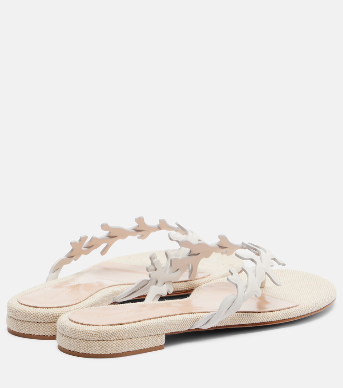 Paros leather thong sandals | Gianvito Rossi