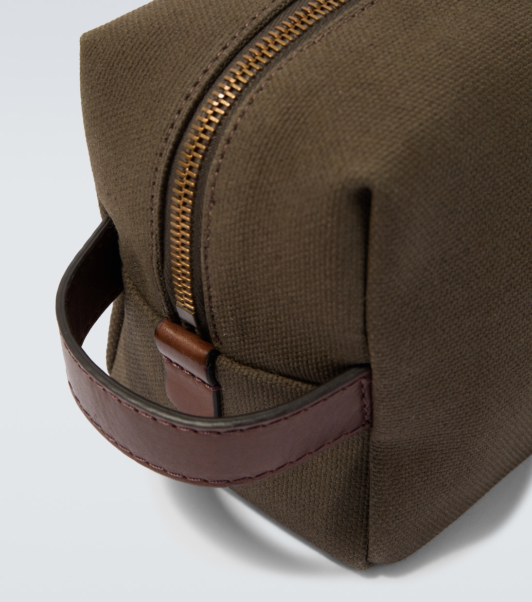 Kosmetiketui aus Canvas mit Leder | Giorgio Armani