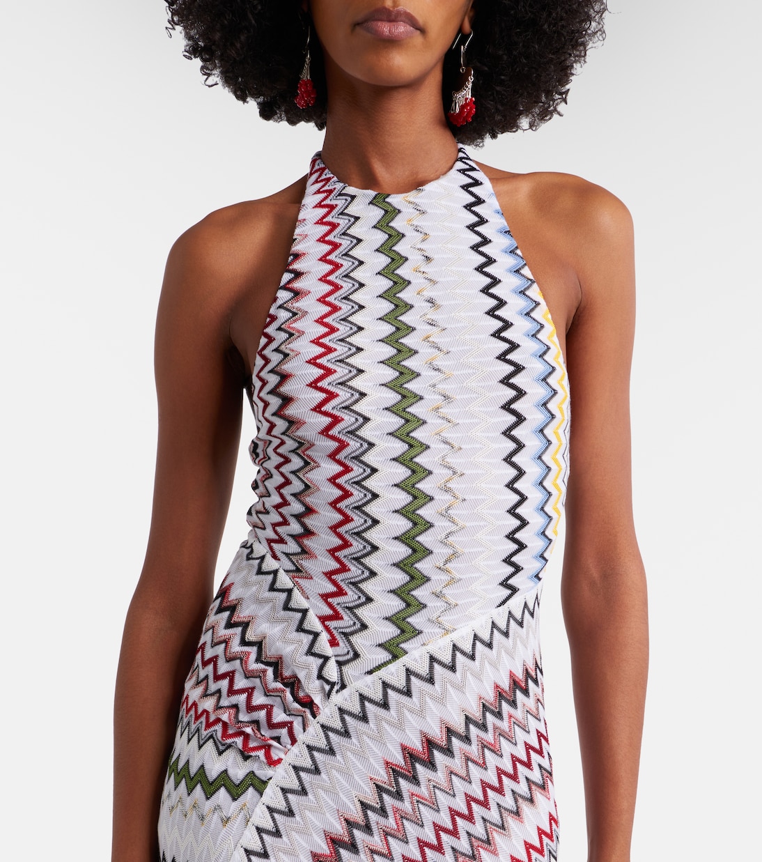 Zigzag knitted maxi dress | Missoni