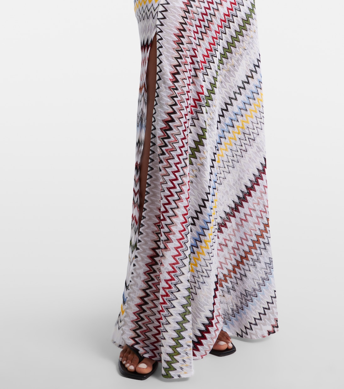 Zigzag knitted maxi dress | Missoni