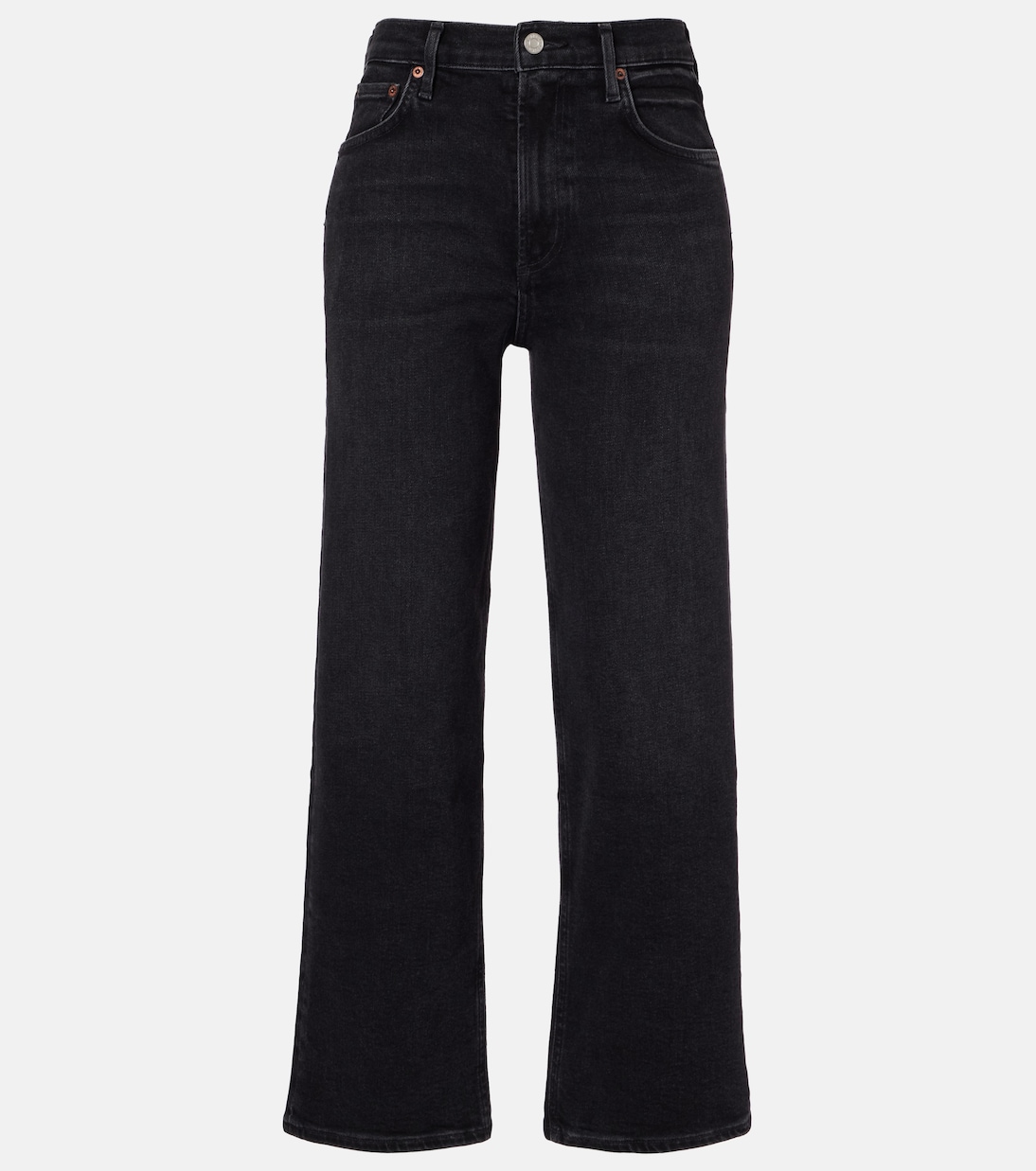 High-Rise Cropped Wide-Leg Jeans Ren | Agolde
