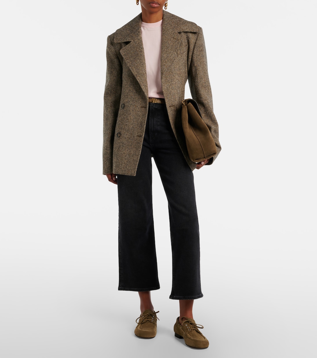 High-Rise Cropped Wide-Leg Jeans Ren | Agolde